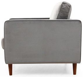 Cadeira Wing Rome – Cinza Claro – 105x85x90 cm