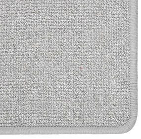 Tapete/passadeira 80x150 cm cinzento-claro