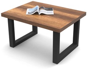 Mesa de Centro MN02 – Nogueira com Antracite – 80x43x60 cm