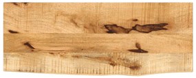 Tampo de mesa c/ borda viva 70x30x3,8cm mangueira áspera maciça