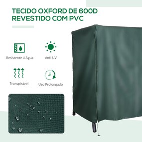 Outsunny Capa para Móveis de Jardim Capa Protetora para Baloiços de Ex