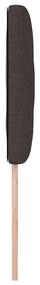 Cabeceira Design Blocos de Diamante Marrom Escuro 100 cm Tecido