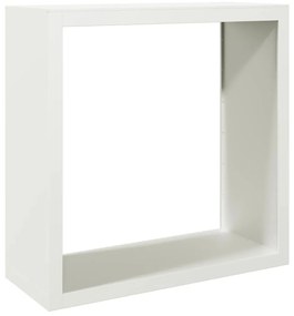Suporte para lenha 100x40x100 cm aço branco
