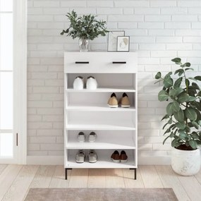 vidaXL Sapateira 60x35x105 cm derivados de madeira branco