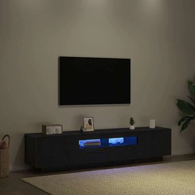 Aparador de TV vidaXL com Luzes LED em Madeira de Carvalho 180x35x40 cm