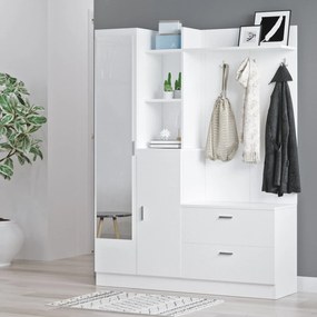 Cabideiro DD5 – Branco – 140x181,8x36,8 cm