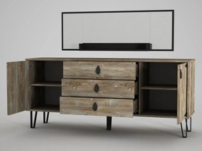 Aparador Costa Caraíba com Espelho – 180 x 78 x 45 cm | Elegância e Fu