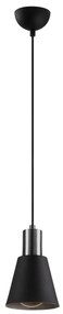 Candeeiro Suspenso Kem – Preto Níquel – Diâmetro 14 cm, Altura 114 cm