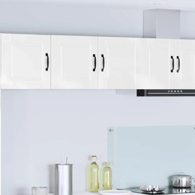 vidaXL Armário de Cozinha com porta Branco Brilhante 80 x 31 x 40 cm