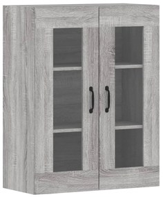 Móveis de parede 2 pcs derivados de madeira cinzento sonoma