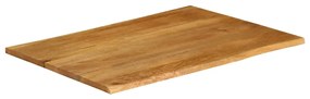 Tampo de mesa c/ borda viva 100x80x2,5 cm mangueira maciça
