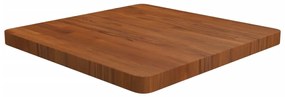 vidaXL Tampo mesa quadrado 60x60x4 cm carvalho tratado castanho-escuro