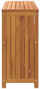 Mesa consola para jardim 110x35x75 cm madeira de acácia maciça