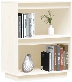 Armário consola 60x34x75 cm pinho maciço branco