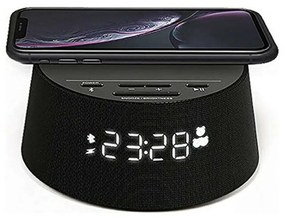 Relógio Despertador com Carregador sem Fios Philips TAPR702/12 FM Bluetooth Preto (1 Unidade)