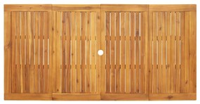 Conjunto de Jantar para Jardim 9 pcs Preto 180 x 90 x 75 cm