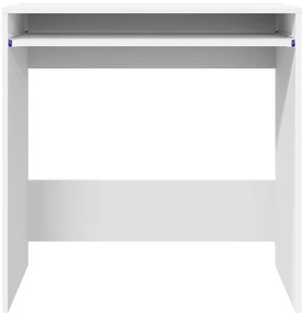 Mesa de Computador Branca Madeira engenheirada Compacta
