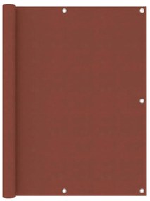 vidaXL Tela de varanda 120x300 cm tecido Oxford terracota