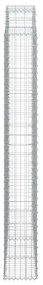 Cesto gabião arqueado 200x30x220/240 cm ferro galvanizado