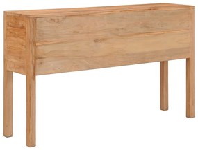 Aparador 125x30x75 cm madeira de teca maciça
