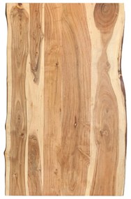 vidaXL Tampo de mesa 100x(50-60)x3,8 cm madeira de acácia maciça