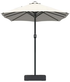 Guarda-sol de Jardim Areia 385 x 209 x 244 cm tecido