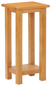 Mesa de apoio 27x24x55 cm madeira de carvalho maciça