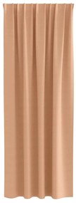 Cortinas 2 pcs Castanho-claro 225 x 140 cm Poliéster