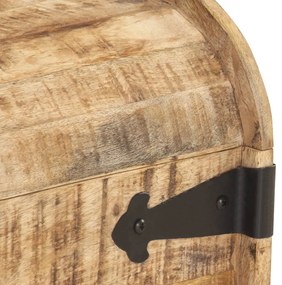 Baús de arrumação 2 pcs madeira de mangueira maciça