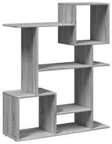 Estante divisória 92x29x112 cm derivados madeira cinza sonoma