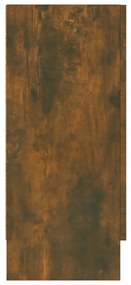 Vitrine 120x30,5x70 cm derivados de madeira carvalho fumado