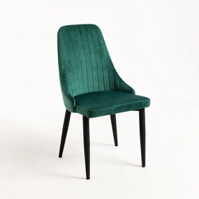 Cadeira Kan Veludo - Verde