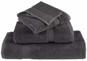 Toalhas de mãos premium SOLUND 2 pcs 30x30cm 600g/m2 antracite