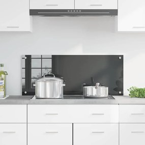 Painel de Parede para Cozinha vidaXL Cinza Escuro 100x40x0,6 cm em Vid