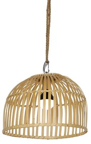Candeeiro suspenso exterior bambu IP44 dimmer LED RGB - MAURICE Oriental