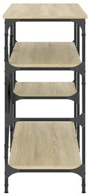 Estante 90x40x84 cm derivados de madeira/metal carvalho sonoma