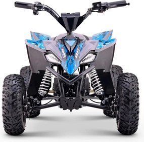 MINI MOTO 4 PARA CRIANÇAS 1000W 36V Roan RATTE C/ Marcha atrás e limitador Azul