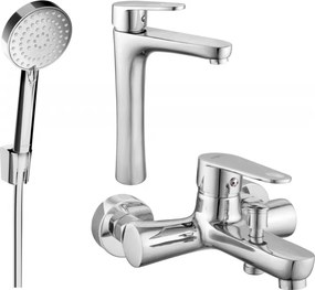 Mexen Kama Conjunto de banheira R75, cromado - 72513R75-00