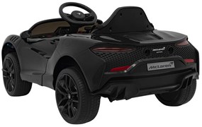 Carro elétrico para Crianças 12V 4x4 Mclaren Artura Rodas de EVA, Assento de couro Preto