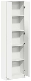 Guarda-roupa Branco 55x25x189 cm Madeira Engenharia