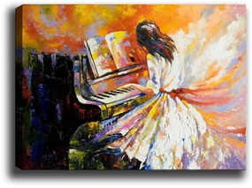 Pintura Decorativa em Tela 106224 – Multicolor – 50 x 70 cm