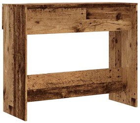 Mesa consola 90x36x75 cm derivados de madeira madeira velha