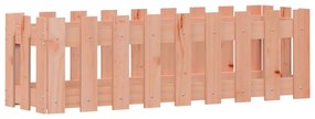 Canteiro elevado c/ design cerca 100x30x30 cm madeira douglas
