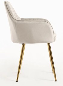 Pack 2 Cadeiras Chic Golden - Beige