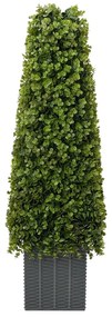 Planta Artificial Eucalipto vidaXL com Vaso 27x27x90 cm Verde