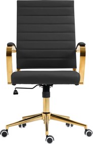 Cadeira de Escritório Havana Couro sintético preto