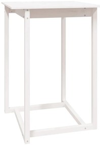 5 pcs conjunto de bar pinho maciço branco