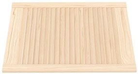 Portas de armário 2 pcs com design de persiana pinho maciço