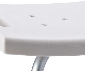 RIDDER Cadeira de casa de banho 150 kg branco A00602101