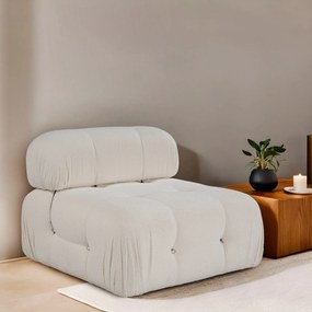 Sofá 1 Lugar Bubble – Branco – 95x95x75 cm